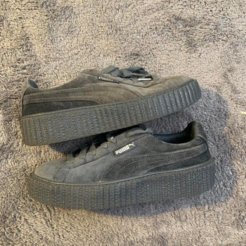 Puma x Fenty By Arianna Suede platform trainers 7.5 Women - Picture 3 of 5